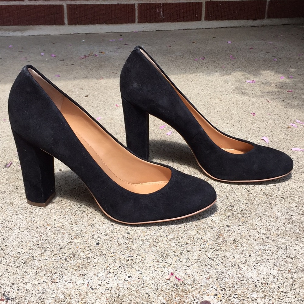 J. Crew suede pumps